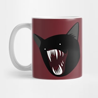 Demon Cat Meme Mug